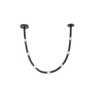Corda 32W LED Pendant 2.38 Inch Tall and 2.38 Inch Wide by Kuzco - PD39307-BK/OP-UNV