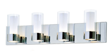 Silo 4 Light Candle Style Vanity Light by Maxim - 23074CLFTPC