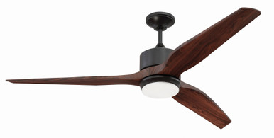 Mobi 3 Blade Ceiling Fan with Light Kit 60 Inch Wide by Craftmade - MOB60OB3