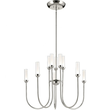 Moraine 50W 10 LED Large Chandelier 24.75 Inch and 30 Inch Wide by Kichler - 52757
