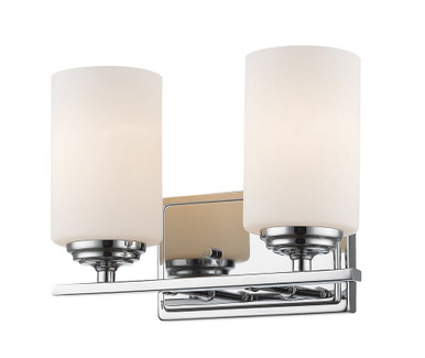 Bordeaux 2 Light Bath Vanity 11.38 Inches by 8.5 Inches High by Z Lite - 435-2V-CH