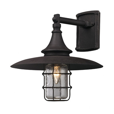 Allegany 1 Light Outdoor Wall Mount 13 Inch Tall by Troy - B3221-HBZ