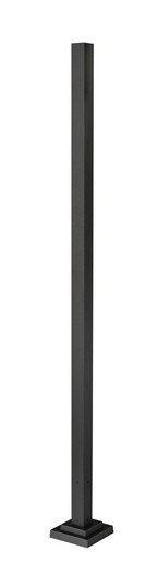 Accessory Outdoor Post in Urban Style 9.25 x 96 Inch by Z-Lite - 536P-BK