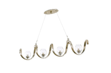 Madison 4 Light Mini Island Chandelier by Kalco - 502760PT