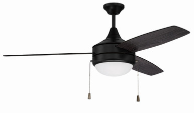 Phaze Three Blade Ceiling Fan with Light Kit 52 Inch Wide by Craftmade - PHA52FB3