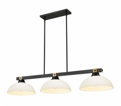 Bronte 3 Light Billiard 8.25 Inch Tall and 13.5 Inch Wide By Z-Lite - 1955-3MB-135