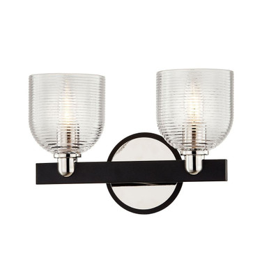 Munich 2 Light Bath Vanity 8.5 x 12 Inches by Troy - B7712-TBK/PN