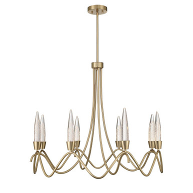 Sofia 4.5W 8 LED Chandelier 28.5 Inch Tall and 36 Inch Wide by Savoy House - 1-1799-8-127