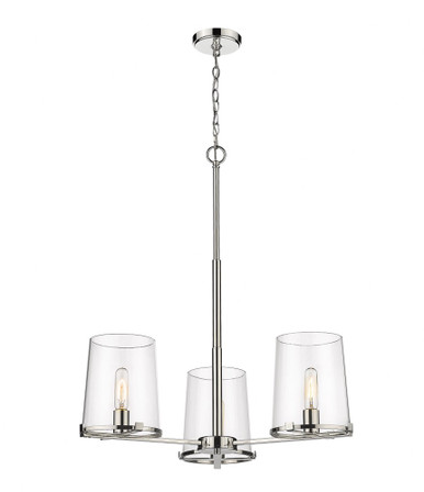 Callista 3 Light Chandelier  31.5 x 28 Inch Wide by Z-Lite - 3032-3PN