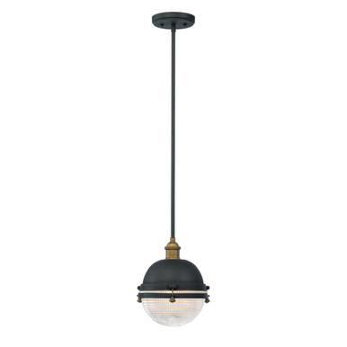 Portside 1 Light Outdoor Small Pendant by Maxim - 10184OIAB