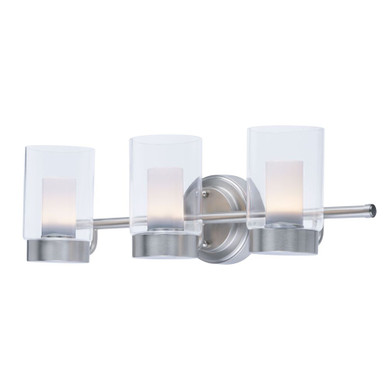Mod 3 Light Vanity Light by Maxim - 30263CLFTSN