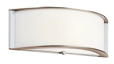 1 Light Wall Sconce 15 Inch Wide by Kichler - 10630pnled