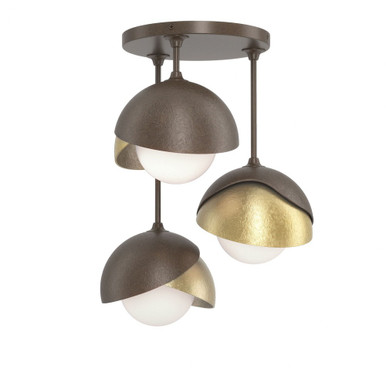 Brooklyn 3 Light Semi Flush Mount by Hubbardton Forge - 121374HF
