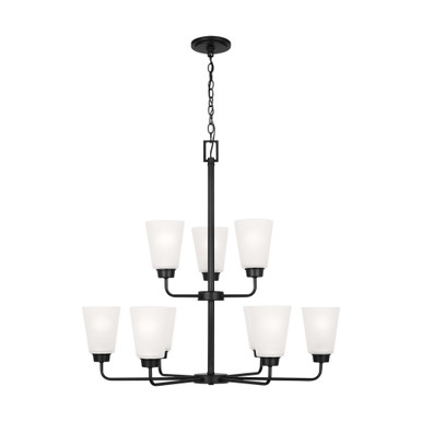 Kerrville 9 Light Chandelier 29.5 x 29 Inches Wide by Generation - 3115209-112