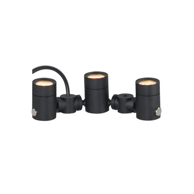 Tree Hugger 5W 3 LED Outdoor Pathway Light 3 Inch and 11.5 Inch Wide by ET2 - E42313-BK