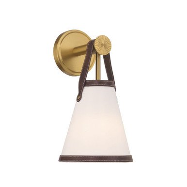 Callahan 1 Light Wall Sconce 13.5 Inch Tall and 7.25 Inch Wide by Crystorama - CAL-2401