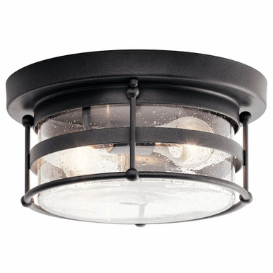 Mill Lane 2 Light 12.25 Inch Wide Outdoor Flush Mount by Kichler - 49965avi