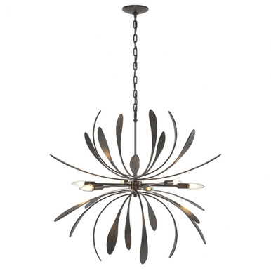 Dahlia 6 Light Large Chandelier by Hubbardton Forge 104350HF - 104350HF