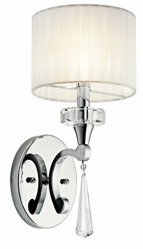 Parker Point 1 Light Wall Sconce by Kichler - 42634ch