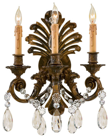 3 Light Candle Wall Sconce 18 Inch Tall by Minka Metropolitan - N952013
