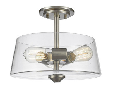 Annora 3 Light 13.75 Inch Wide Semi Flush Mount by Z-Lite - 428SF3