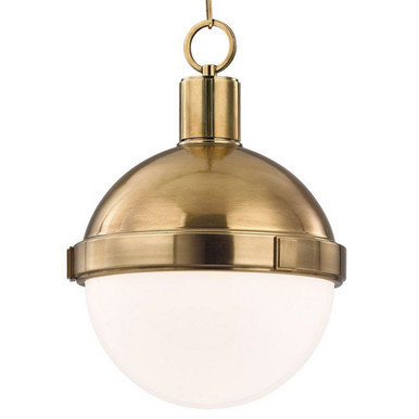 Lambert 1 Light Medium Pendant 19.75 Inch Tall by Hudson Valley - 615