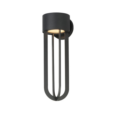 Quayside VX 16W 1 LED Outdoor Wall Mount 18 Inch and 5.5 Inch Wide by Maxim - 40684BK
