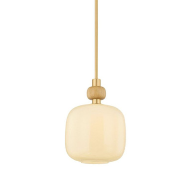 Elise 1 Light Pendant 17 Inch Tall and 12.25 Inch Wide Mitzi - H1149701S-AGB