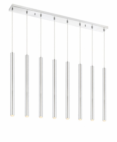 Forest 70W 14 LED Island/Billiard 16 x 24 In by Z-Lite 917MP24-CH-LED-8LCH - 917MP24-CH-LED-8LCH