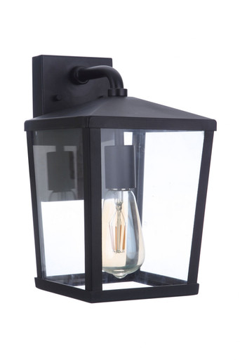 Olsen 1 Light Outdoor Wall Lantern 12.13 Inch Tall by Craftmade - ZA4604-MN