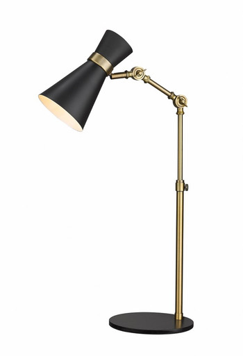 Soriano 1 Light Table Lamp In Modern Style 25.25 x 13.75 Inches by Z Lite - 728TL-MB-HBR