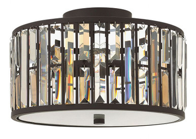 3 Light 16.5 Inch Wide Flush Mount by Fredrick Ramond - FR33731