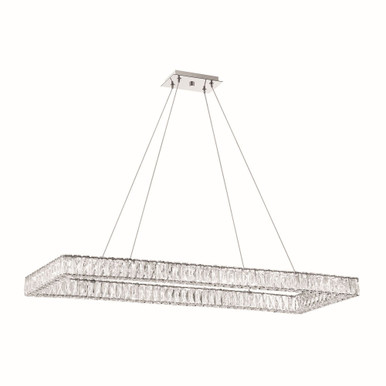 Kinsley 75W 1 LED Chandelier 3 Inch Tall and 50 Inch Wide by Crystorama - ED3565001CH