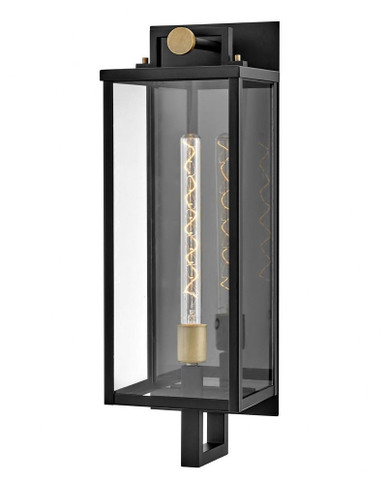 Catalina 12W 1 LED Light Outdoor Wall Lantern by Hinkley - 23014BK