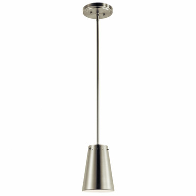 8W 1 LED Light Small Pendant 9 Inch Tall by Kichler - 11314NILED