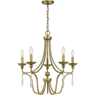 Joules 5 Light Medium Chandelier by Quoizel - JOU5025