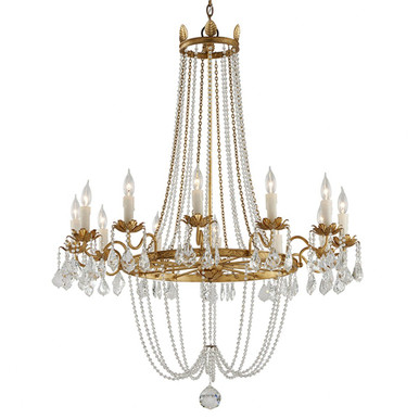 Viola 12 Light Oversized Chandelier by Troy - F5367-VGL