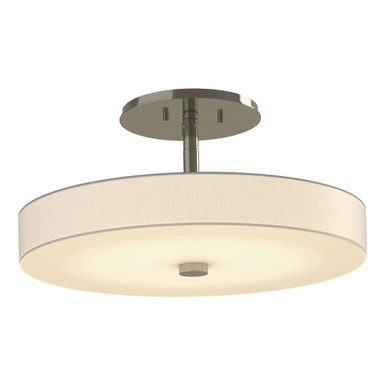 Disq 23W 1 LED 15 Inch Wide Semi Flush Mount by Hubbardton Forge - 126803