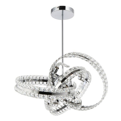 Knot 6 Light Pendant 11 x 21.6 Inch by Zeev  - P30092-6-CH