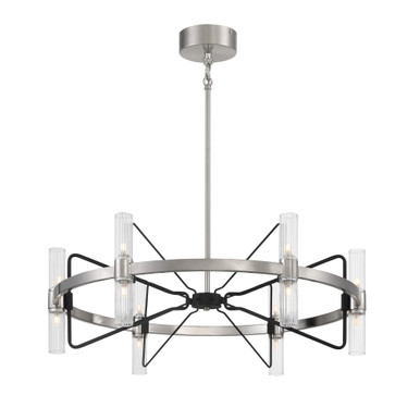 Mass Transit 12 Light Large Chandelier by George Kovacs - P7872-420-L