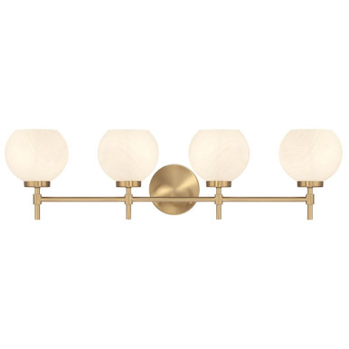 Hannah 4 Light Bath Vanity 8 Inch Tall and 32 Inch Wide by Savoy House - L8-9621-4