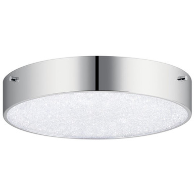 Crystal Moon 1 LED 11.75 Inch Wide Flush Mount by Elan - 84049