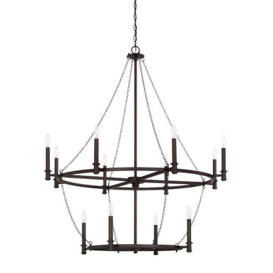 Lancaster 12 Light Oversized Chandelier by Capital - 528701BI