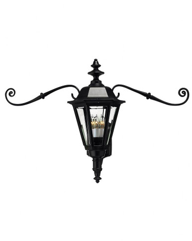 Manor House 1 Light Outdoor Candle Wall Lantern 36 Inch Wide by Hinkley - 1445BK