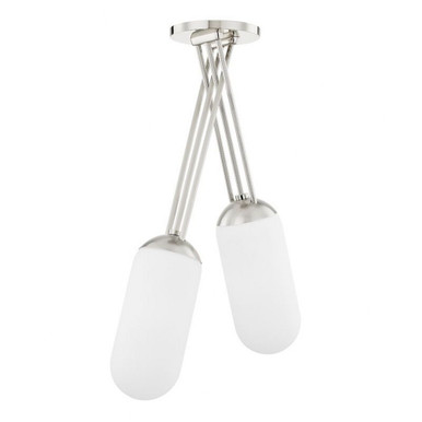Palisade 2 Light Pendant 31.75 x 20 Inch by Hudson Valley by Hudson Valley - KBS1356701D-BN