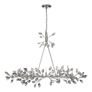 Misthaven 5 Light Chandelier 31.88 Inches Tall and 13 Inches Wide by Zeev  - CD10102-5-SL-CL