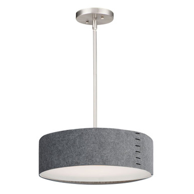 Prime 19.5W 3 LED Medium Pendant by Maxim 10224GYSN - 10224GYSN