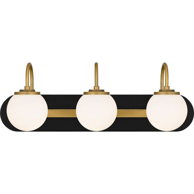 Desmond 3 Light Vanity Light by Quoizel - DES8624MBK