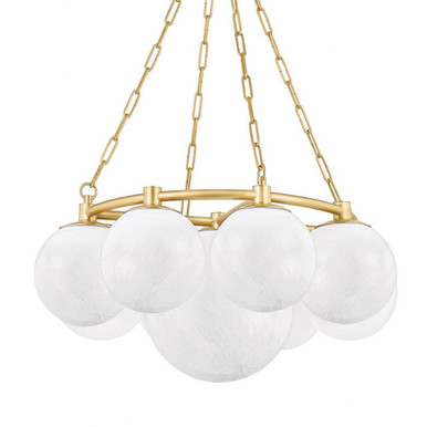 Thornwood 9 Light Large Chandelier by Hudson Valley - 5229-AGB