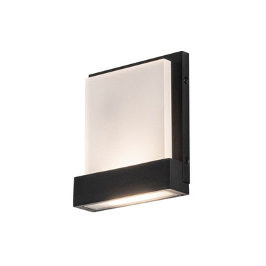 Guide 7W LED Wall Sconce 7 Inch Tall and 6 Inch Wide by Kuzco - AT33407-BK